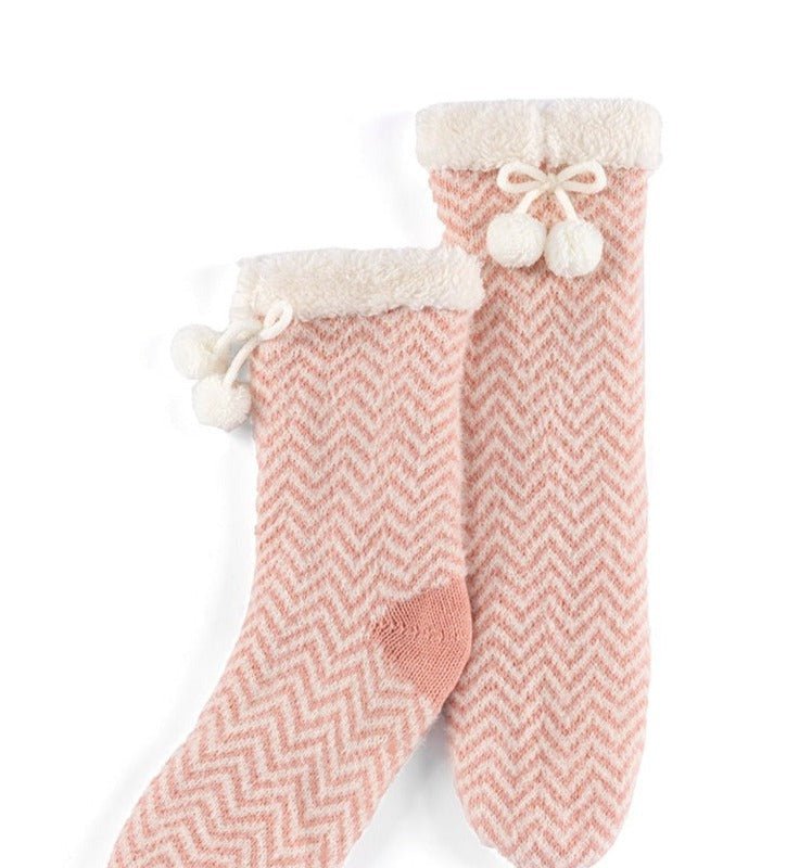 Shiraleah Yancy Slipper Socks, Blush In Pink
