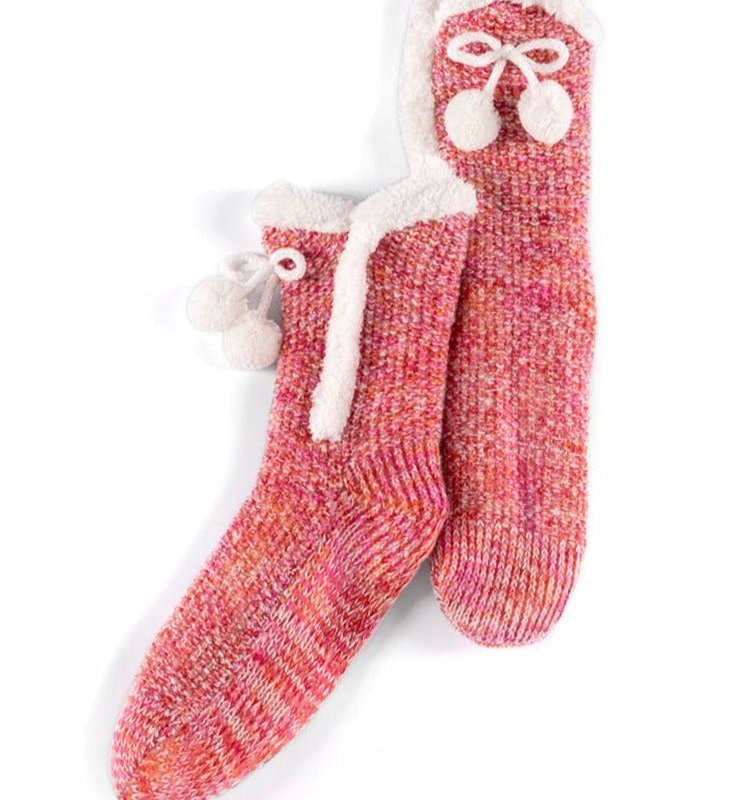 Shiraleah Yosemit Slipper Socks, Pink