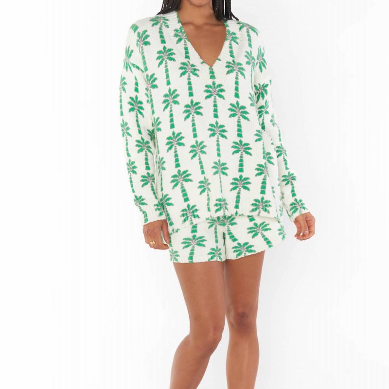 Shop Show Me Your Mumu Gilligan Sweater In Palm Knit In Green