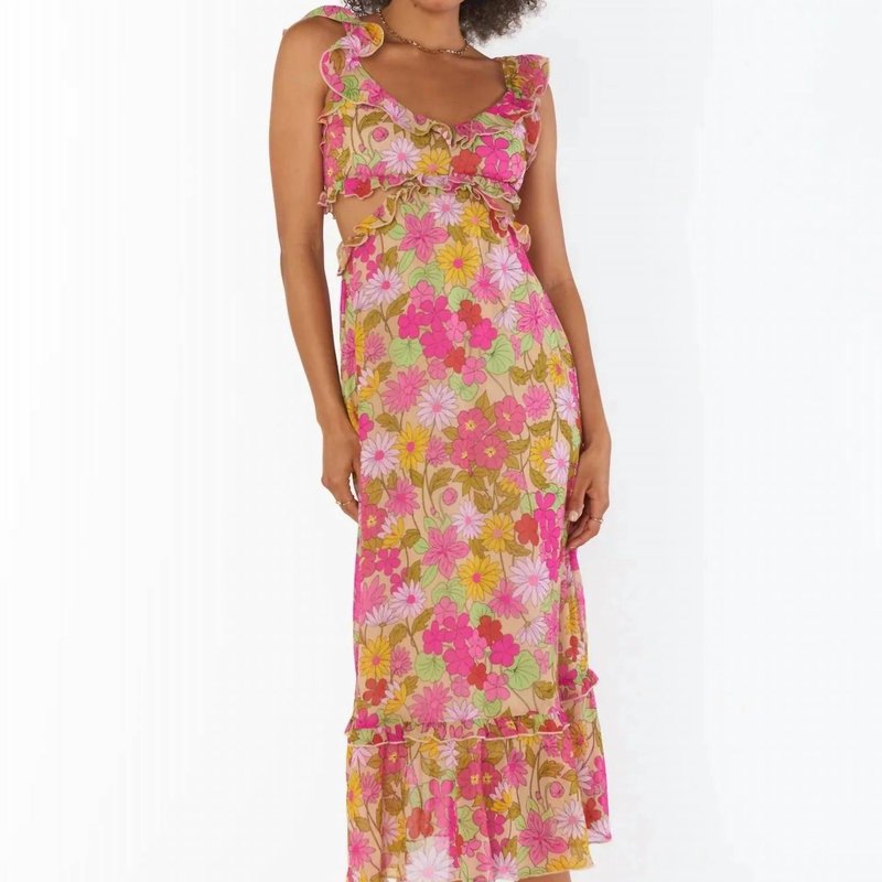 Shop Show Me Your Mumu Lane Midi Dress In Pink