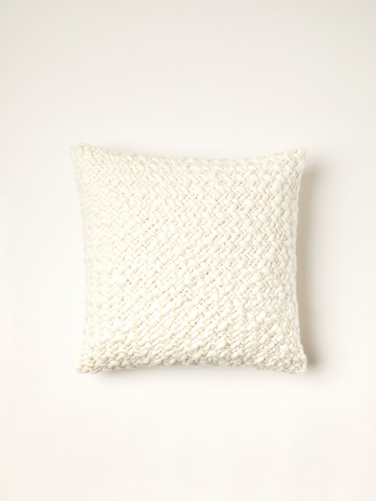 Nube Handwoven Pillow Cover - Ivory