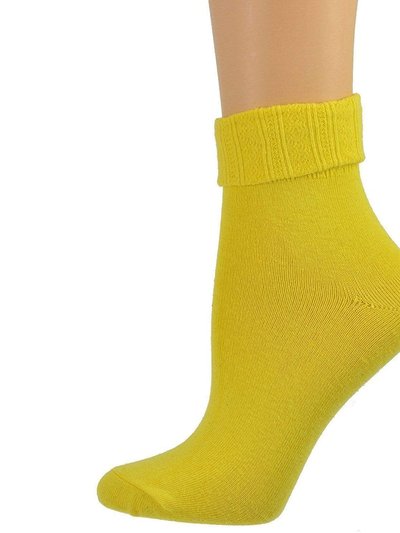 Sierra Socks Sierra Socks Women Triple Cuff Crew Cotton Colorful Socks 6 Pair Pack product