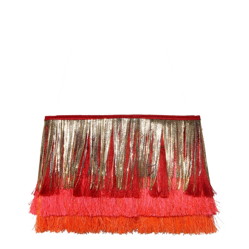 Simitri Mimosa Ombre' Pouch In Red