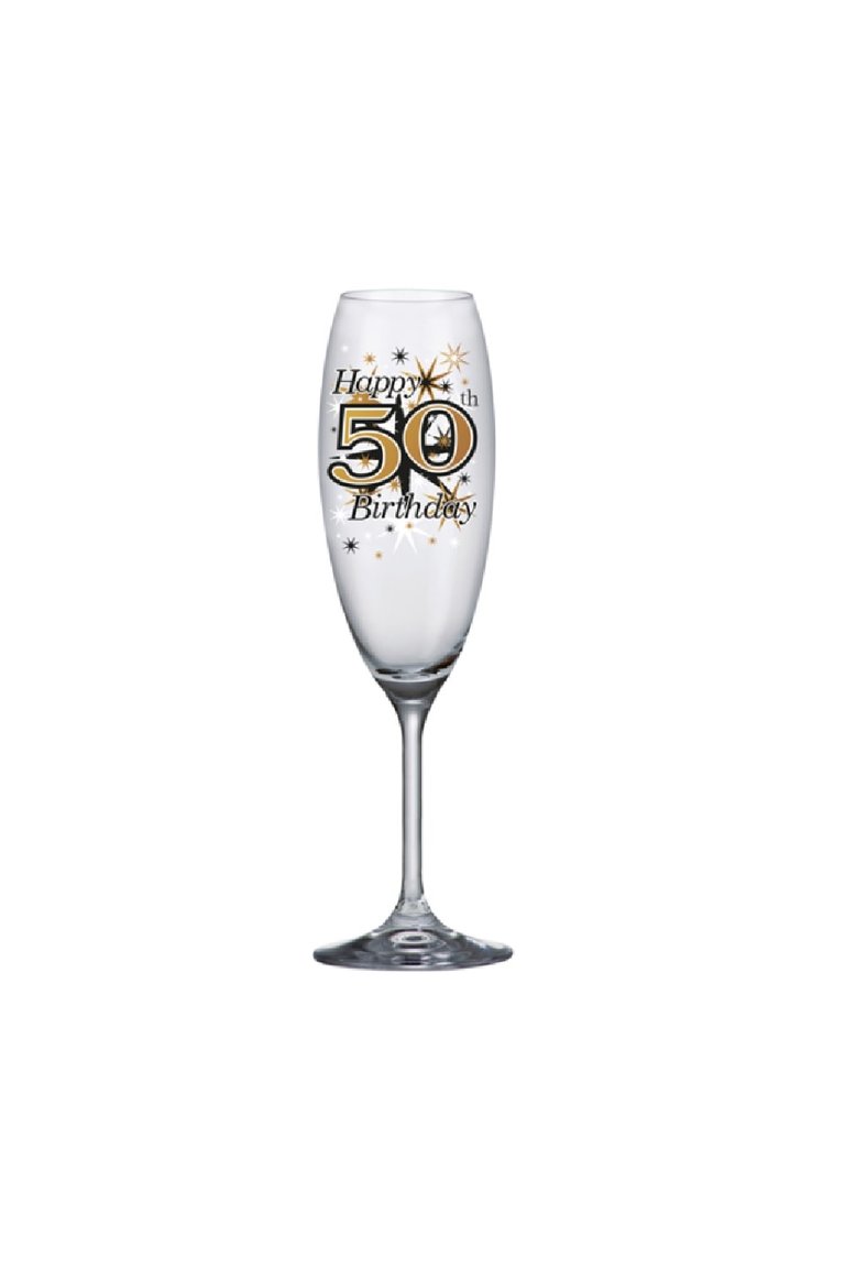 Keepsakes 50th Champagne Flute - Clear (One Size)