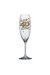 Keepsakes Black Gold 40th Champagne Flute Glass