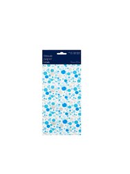 Printed Tissue Paper Pack Of 12 - One Size - Blue
