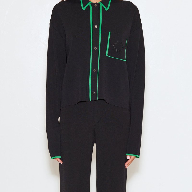 Simon Miller Knits By Cropped Blaz Jacket In Black