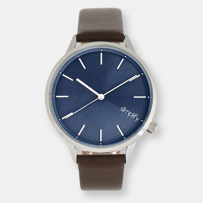 Shop Simplify The 6700 Series Strap Watch In Brown