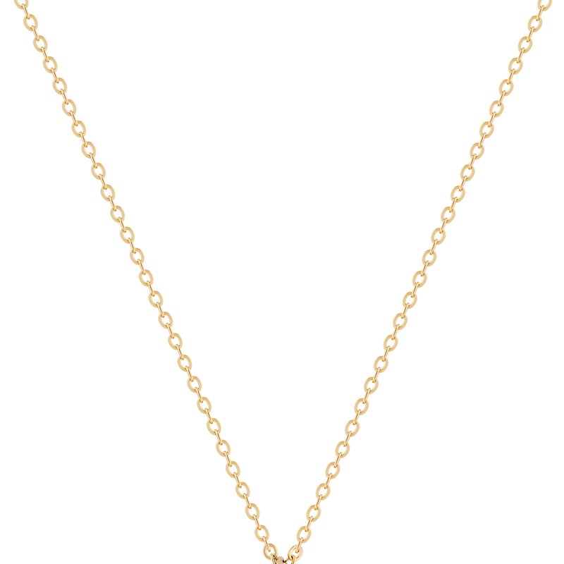 Shop Simply Rhona Elegant Pearl 18" Chain Pendant Necklace In 18k Gold Plated Stainless Steel