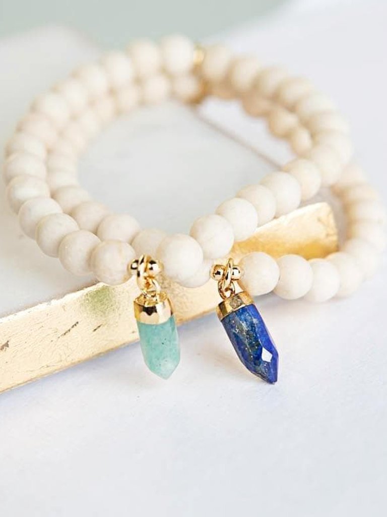 Berklee Lapis Lazuli Stretch Bracelet