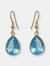 Ekanta Blue Glass Earrings