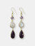Jalsa Amethyst + Moonstone Earrings