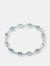 Ridhi Aquamarine Bracelet - Silver/Blue