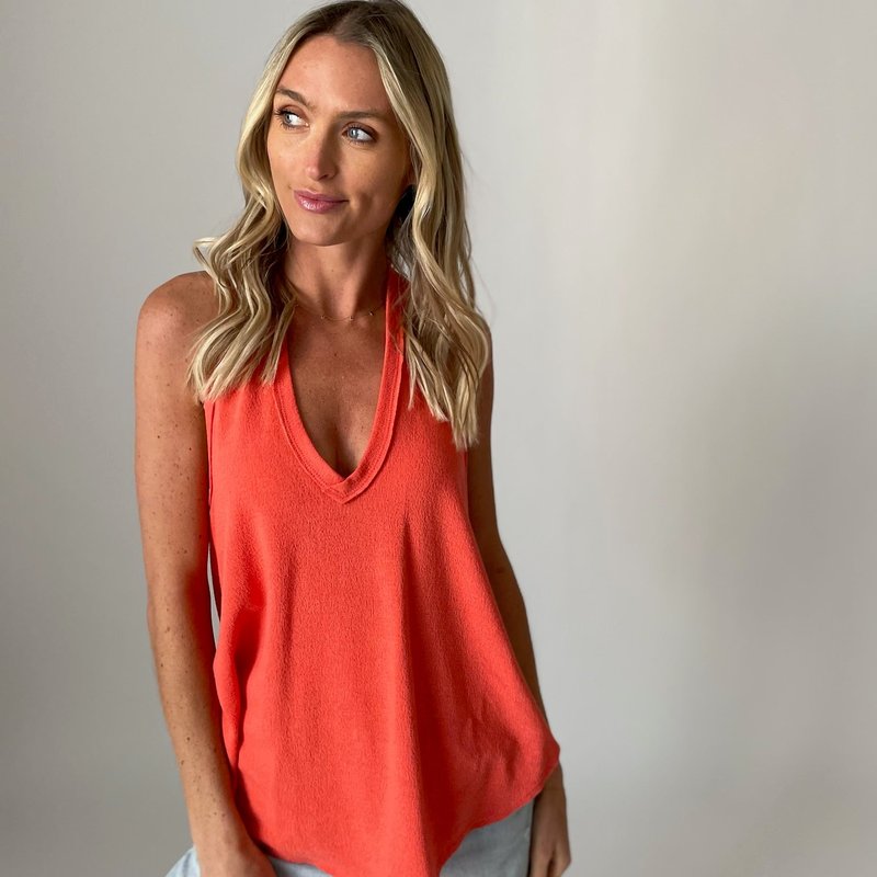 Six Fifty Delilah Tank In Red