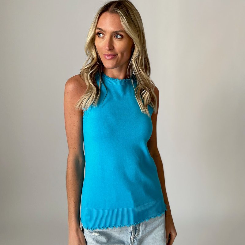 Six Fifty Emily Tank In Blue