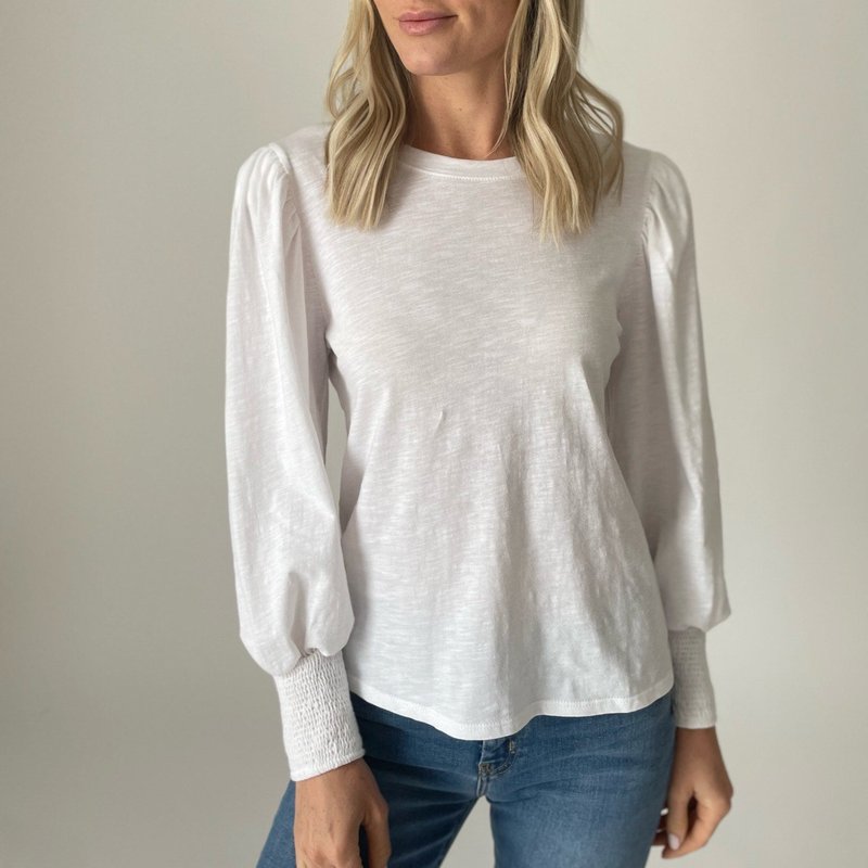 Six Fifty Erin Top In White