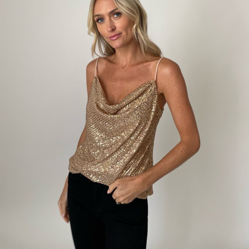 Six Fifty New Year Tank In Gold