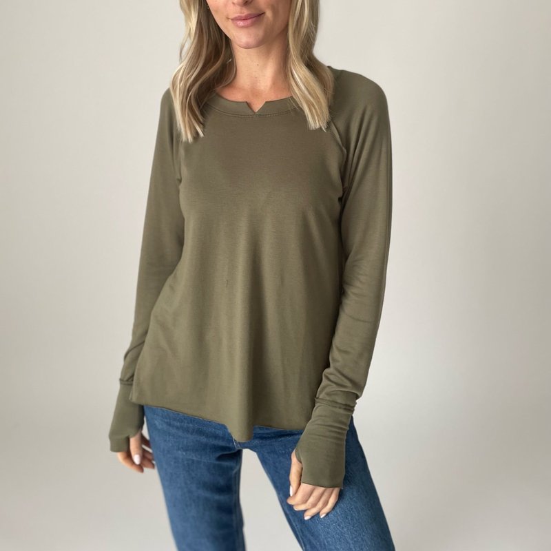 Shop Six Fifty Payton Top In Green