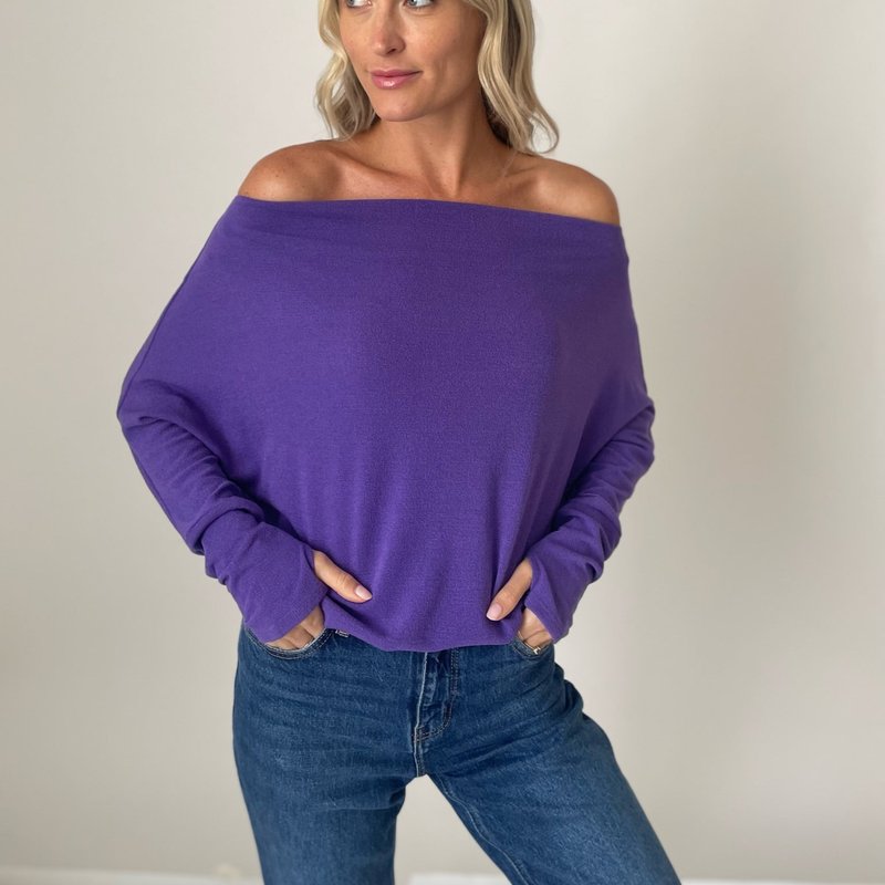 Six Fifty The Anywhere Top In Purple