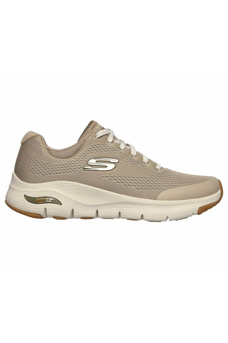 Mens Arch Fit Sports Sneaker - Taupe