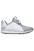 Mens Go Golf Mojo Elite Leather Spikeless Golf Shoes - White/Gray