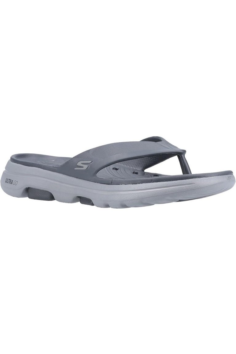 Mens GOwalk 5 Cabana Flip Flops - Charcoal Grey