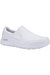 Mens Leather Flex Advantage SR - Bronwood Slip On Shoes (White) - White