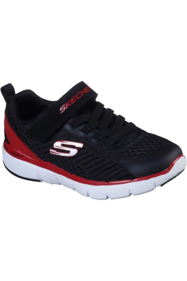 Skechers Boys Flex Advantage 3.0 Nuroblast Sports Sneaker (Black/Red) - Black/Red