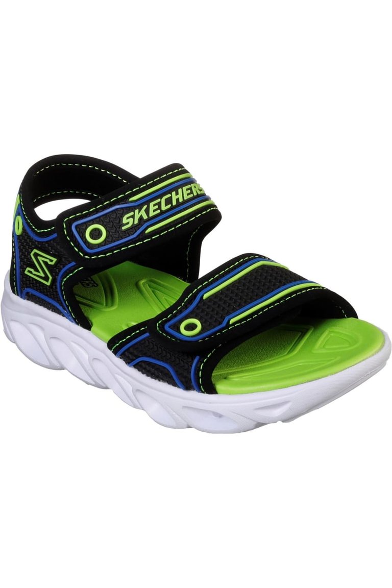 Skechers Boys Hypno-Flash 3.0 Sandal (Black/Lime Green) - Black/Lime Green