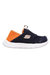 Skechers Childrens/Boys Comfy Flex Slip-On Sneakers (Navy/Orange)