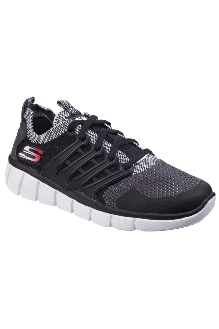 Skechers Childrens Boys SK97384L Equaliser 2.0 Turbopulse Sports Shoes/Trainers (Black Grey) - Black Grey
