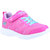 Skechers Girls Glimmer Kicks Shimmer Brights Sneakers (Hot Pink) - Hot Pink