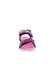 Skechers Girls S Lights Heart Lights Savvy Cat Sandal (Hot Pink/Blue)