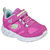 Skechers Girls S Lights Magna Expert Level Sneaker (Pink) - Pink