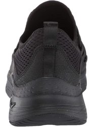 Womens/Ladies Arch Fit Lucky Thoughts Sneaker (Black)