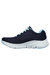 Womens/Ladies Arch Fit Sunny Outlook Sneaker (Navy/Light Blue)
