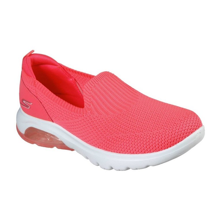 Womens/Ladies Gowalk Air Slip On Sports Shoe - Hot Pink - Hot Pink