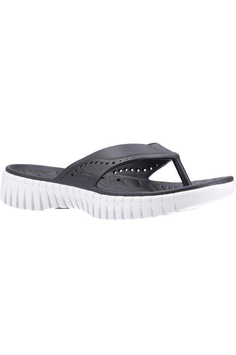Womens/Ladies GOwalk Smart Mahalo Sandals - Black/White - Black/White