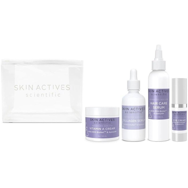 Skin Actives Scientific Advanced Ageless Bundle In White