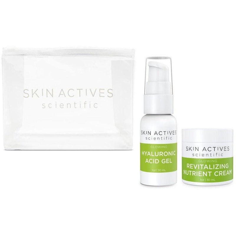 Skin Actives Scientific Glowing Bundle In White