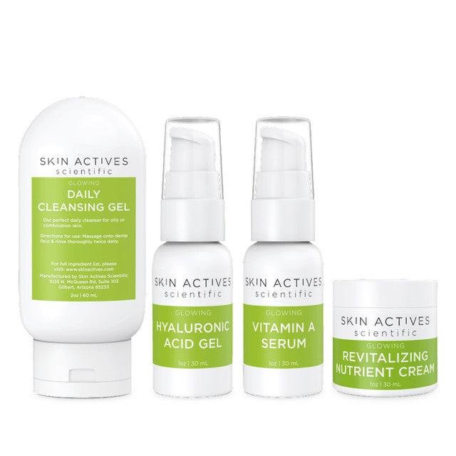 Skin Actives Scientific Glowing Skincare Kit