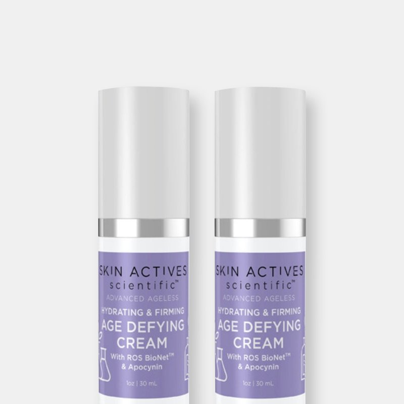 Skin Actives Scientific Hydrating And Firming Age Defying Cream | Advanced Ageless Collection | 2-pack