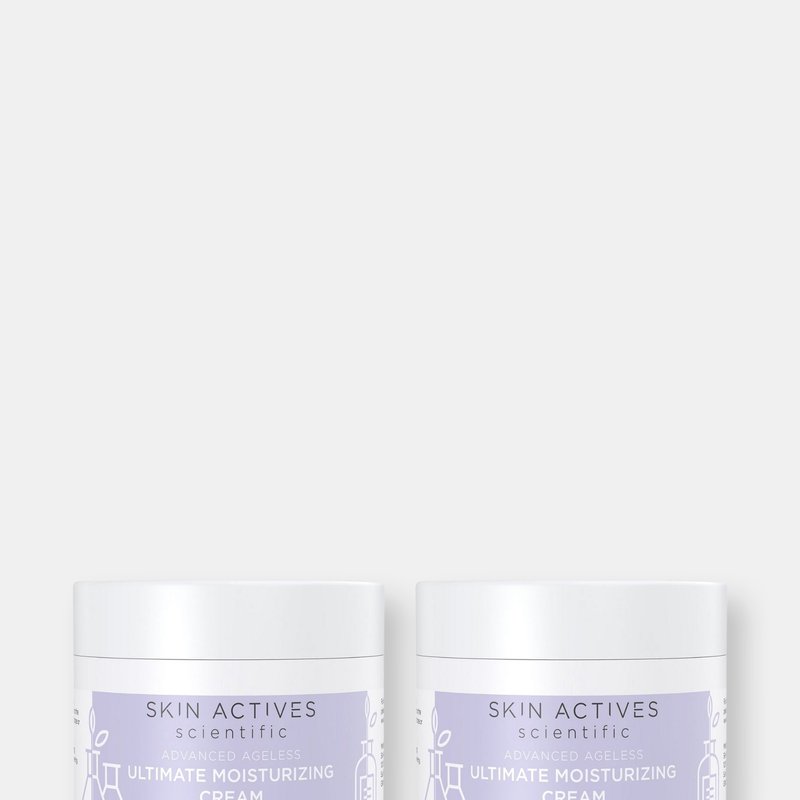 Skin Actives Scientific Ultimate Moisturizing Cream With Ros Bionet And Apocynin | Advanced Ageless Collection | 2-pack