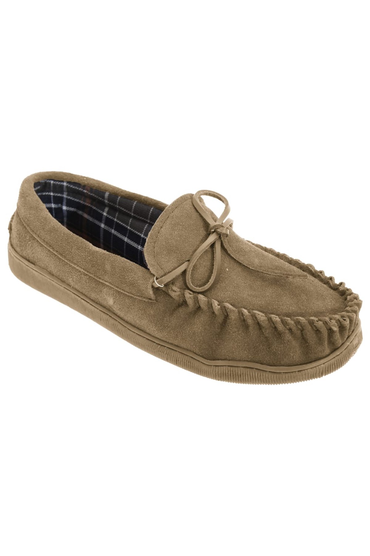 Sleepers ADIE MS461 Leather Full Indoor Quality Moccasin Slippers Sand Real Sued 