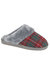 Sleepers Womens/Ladies Leyla Checked Slippers - Red