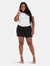 Side Vent Shorts - Black - Black
