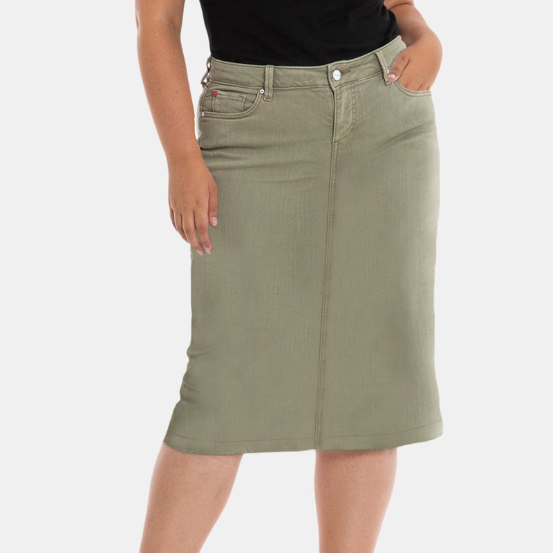 Slink Jeans Skirt In Gabi