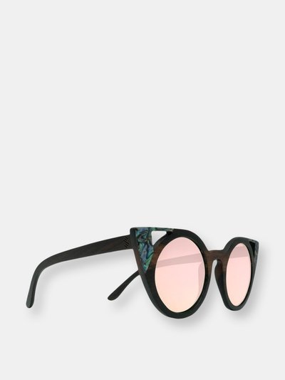 SLYK Shades Cateye Abalone - Wood Sunglasses product