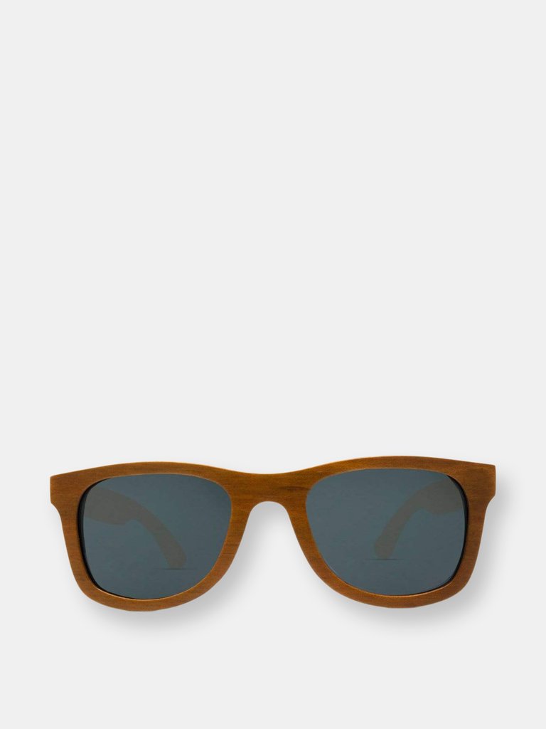 Drifter - Brown - Wood Sunglasses - Smoke