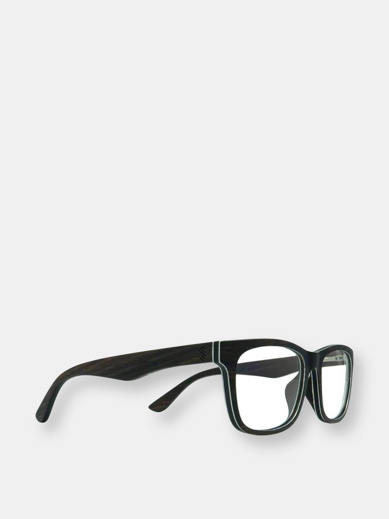 Entrepreneur Ebony - Wood Eyeglasses - Anti-Blue Light
